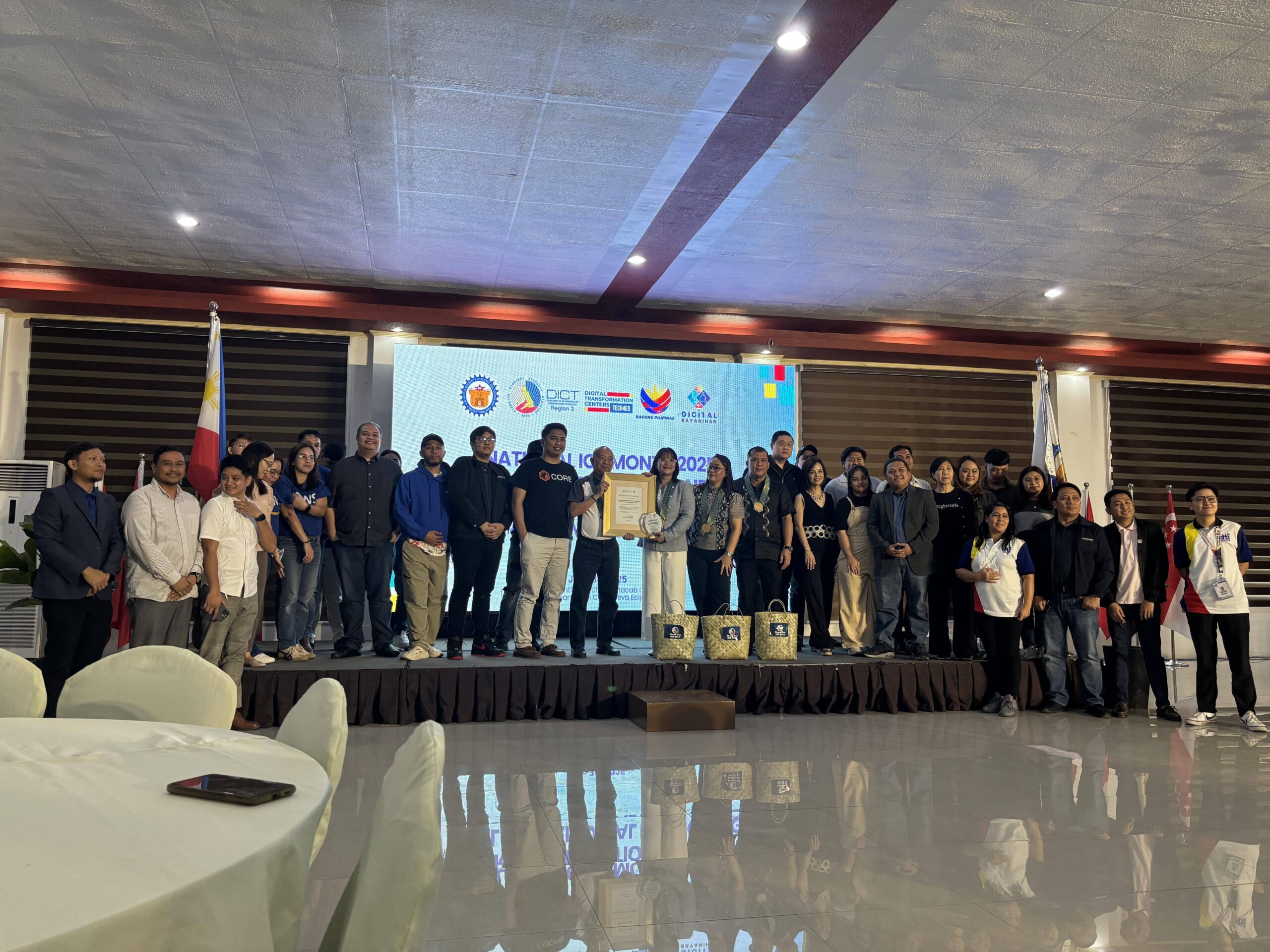 Makerspace Innovhub OPC Congratulates NEUST on Historic DICT Level 4 Distinction and Hosting of National ICT Month Culmination, Cabanatuan City, Nueva Ecija