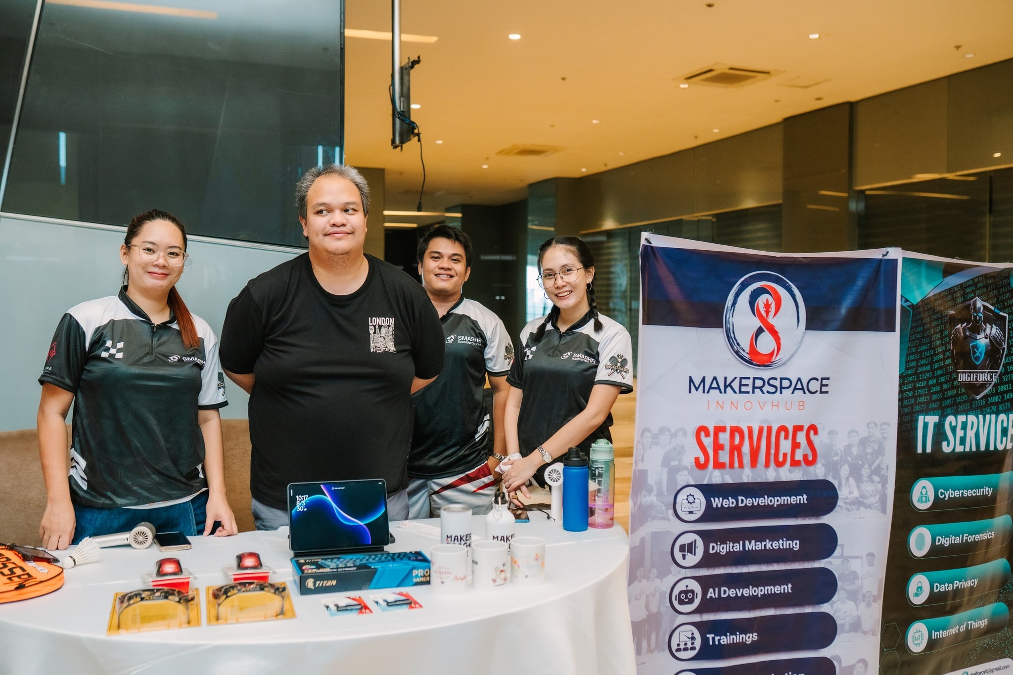 Makerspace Innovhub OPC: Serving Up Fun at Smashfi Badminton Cup 2025! 